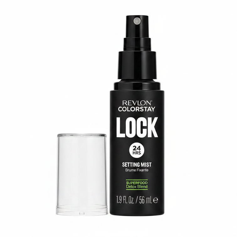 Revlon ColorStay Lock Setting Mist, spraj fiksues make up-i, efekt 24 orësh, fikson grimin për pamje të freskët, me Citrus Aloe Broccoli, pa parabene,Revlon ColorStay Lock Setting Mist, makeup setting spray, longwear 24-hour mist, makeup fixer for fresh look, Revlon setting spray with Citrus Aloe Broccoli, paraben free