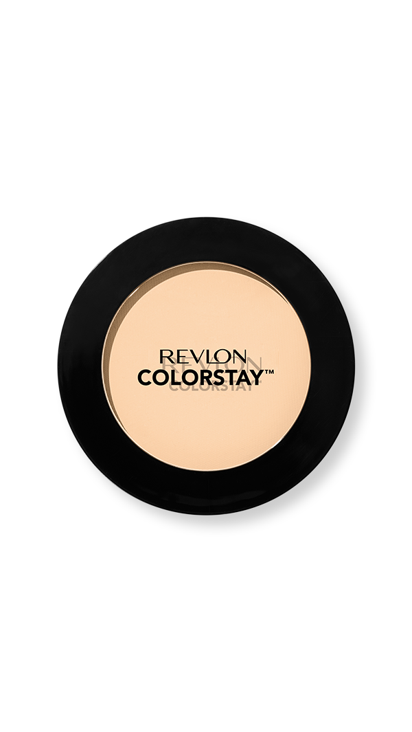 Revlon ColorStay Pressed Powder, oil-free pressed powder, mattifying and lightweight, medium coverage, sets makeup, longwear, smooth natural finish, available in 3 shades with applicator | Pudër kompakte Revlon ColorStay, pa vaj, matifikon dhe e lehtë, mbulim mesatar, vendos make up-in, qëndron gjatë, përfundim natyral dhe i lëmuar, 3 nuanca me aplikator