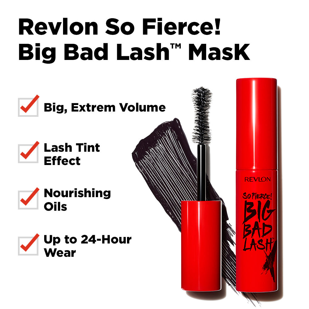 So Fierce Big Bad Lash Mascara – maskara për qerpikë të gjatë, voluminoz dhe të ndarë me precizion, ngjyra e zezë intensive, rezistente ndaj njollave / So Fierce Big Bad Lash Mascara for long, voluminous, precisely separated lashes, intense black color, smudge-resistant
